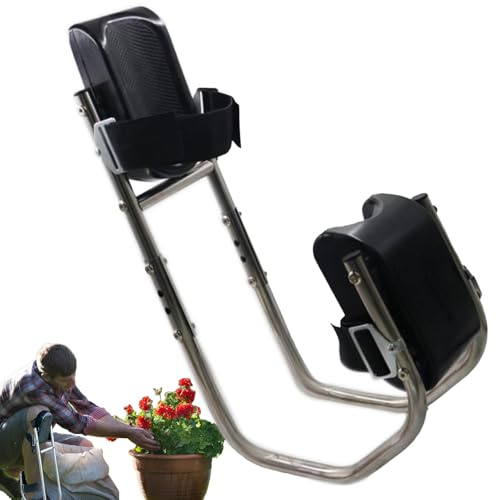 Zahoken Dispositif À Genoux pour Jardinage - Tabouret De Soutien De Cheville,Coussin Siège Détachable pour Jardinage Extérieur Désherbage