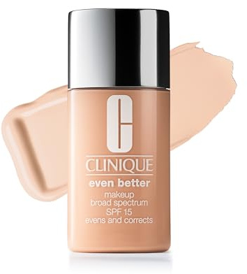 Clinique Even Better™ Makeup Broad Spectrum SPF 15 | Flüssige Foundation mit mittlerer Deckkraft, Vitamin C, natürlichem Finish und Schutz vor Pigmentflecken