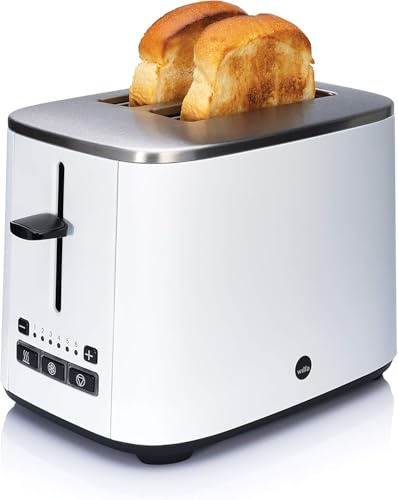 Wilfa CLASSIC Toaster - 2 Scheiben - 3 Programme - Verstellbare Hitzeeinstellungen - 1.000 Watt (weiß)