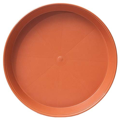 Muddy Hands Heavy Duty Terracotta Round Plastic Plant Pot Saucer Planter Water Drip Tray Base Plate (1, 50cm)