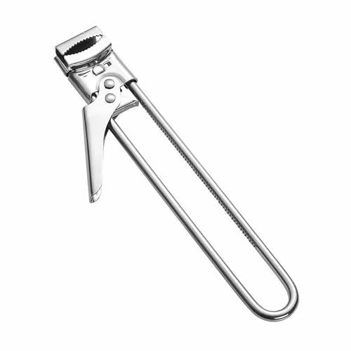 Apriscatole Regolabile,Acciaio Inossidabile Apribottiglie Cavatappi Universale Multifunzione Manuale Apri Barattoli Antiscivolo per Cucina Ristorante Anziani Donne Bambino Artrite