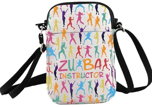 PXTIDY Zumba Instructor Bandolera Zumba Instructor Zumba Profesor Regalo Zumba Regalos Para Instructor Zumba, Regalo Para Amante Zumba, beige, Small