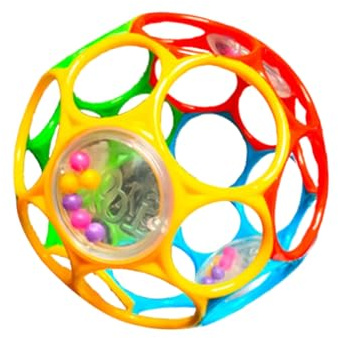 Baby Rasselball Spielzeug 8cm Kinder Greifen Kugel Rasseln Aktivitätsball 32 Fingerlöcher, Kindspielzeug Sinnesbälle Rassel Greifling Ball Rassel Sensorisches Beißspielzeug Für Babys Von 3-18 Monaten