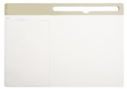 Buxuaaaa Professionell skrivanteckningsblock för skrivbord 60 ark brevstorlek skrivanteckningsblock för daglig journalföring och schemaplan organisation skissblock