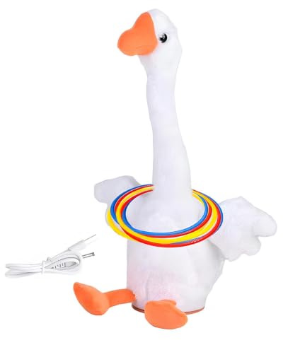 Ringkastningsspel - Electronic Duck Ring Toss Toy För Fester | Ringkastningsspel, Andleksak | Elektronisk Interaktiv Lekdesign, Stöder Underhållningsaktiviteter För Familjefester
