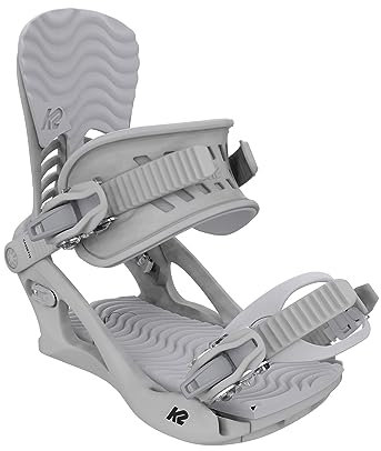 K2 Snowboarding Cassette Fixation de Snowboard Femme, White, S (EU: 33.5-39 / US: 3-7.5 / Mondo: 200-245)