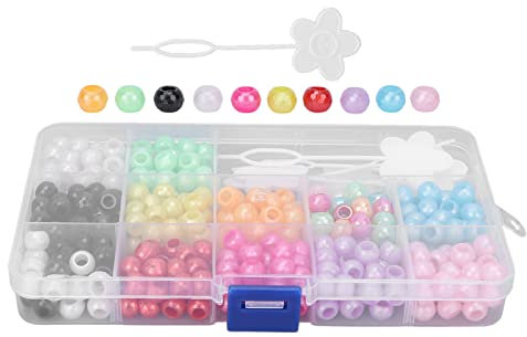 365 Stück bunte geflochtene Perlen Haarschmuck für Mädchen und Frauen