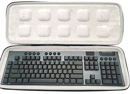 YIGZYCN Funda rígida de EVA para teclado G913/G913 TKL compatible con Bluetooth, bolsa protectora de almacenamiento simple