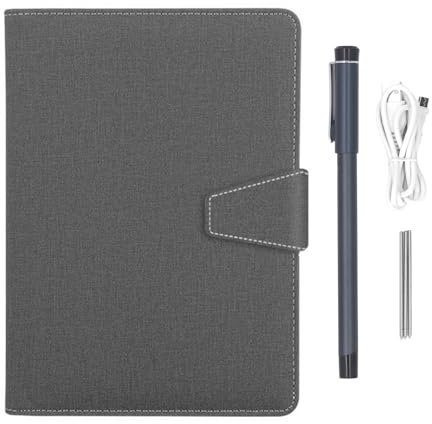 LICAEVEY Digitales Notebook Sync Pen -Set, 3 in 1 Design OCR -Erkennungstechnologie, Echtzeit -Synchron -Digitalisierung Digitales Notizbuch mit Smart Pen für das Studium und die Arbeit (GRAY)