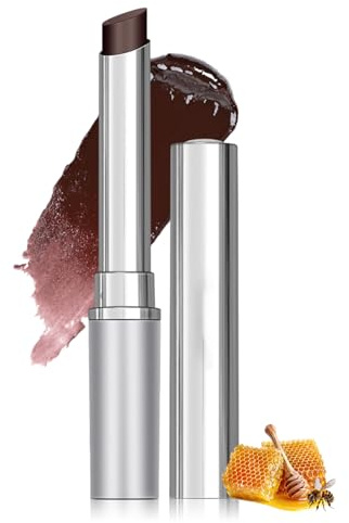 Pintalabios Honey Black Nutritivo para Labios Secos, Bálsamo Labial Nourishing, Bálsamo labial Hidratante Tinted Lip Bálsamo Hidratante, Cuidado de Labios Hidratante, No Pegamento Dark Cherry Lip