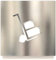 Edelstahl Hinweis-Schild Lager - selbstklebend & pflegeleicht - Design Piktogramm - Türschild H-06-E
