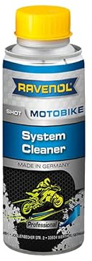 RAVENOL Aditivo de Moto Motobike System Cleaner Shot 100ml | Limpiador del Sistema de Combustible para Todos los Motores de Gasolina