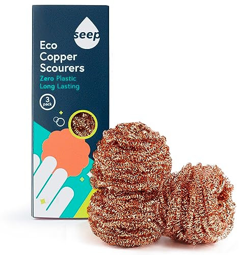Seep Recyclable Copper Scourers - Pack of 3 - Seep