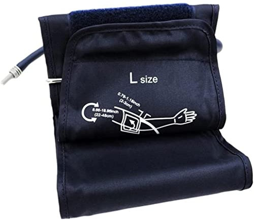 22-48cm Adjustable Extra Large Arm Digital Blood Pressure Monitor Cuff Replacement for Adults and Children, Arm Type Electronic Sphygmomanometer