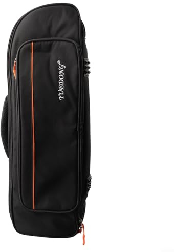 Gdfnmogo Borsa per tromba portatile,Zaino Custodia morbida in ottone Accessori per strumenti,Borsa per tromba 57x17x13cm Zaino