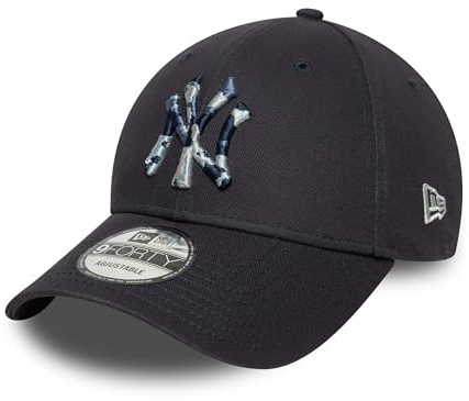 New Era New York Yankees Baseball Cap Camouflage NY Logo verstellbar Kappe MLB blau - One-Size