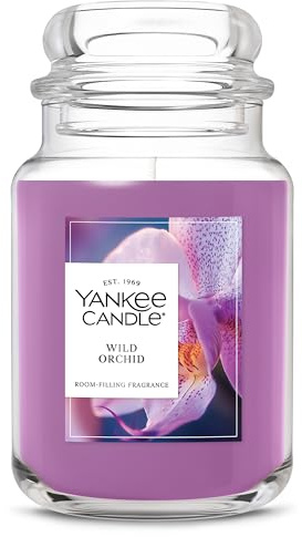 Yankee Candle Wild Orchid Scented Candle, 22oz Large Jar with up to 150 Hour Burn Time, Giftable