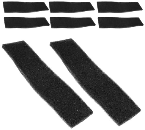 BELLIFFY 8 Esponjas de Repuesto para Filtro de Acuario 50X12X2 CM Material Filtrante de Espuma Pequeña para Peceras Medios Filtrantes para Agua Dulce Limpieza Eficaz y Circulación