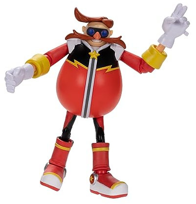 Sonic Prime 12,7 cm Mr. Dr. Eggman bewegliche Actionfigur Perfekt für jeden Fan Sammeln Sie die ganze Truppe mit Sonic, Tails Nine und Thorn Rose erhältlich