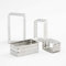 Thermohauser 8300032188 Juego de cortadores de Galletas (Acero Inoxidable), Rectangular, Borde Ondulado, 6,4 x 3,7 – 11,4 x 6,7 cm, empaquetado en Lata de Almacenamiento de Chapa, Plata