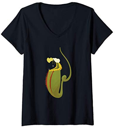 Femme Carnivorous Nepenthes Pitcher Plant - Botany Plant Lover T-Shirt avec Col en V