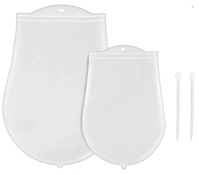 Borsa Per Impastare Sacchetto Per Impastare Sacco Impasto Sacchetto Per Impastare Borsa Per Impastare Pasta Di Silicone Strumenti Di Cottura Della Cucina Nessun BPA (1 PCS Grande + 1 PCS Piccolo)