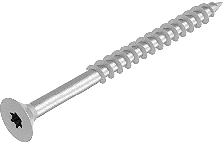 SECCARO spånskruv 3,5 x 45 mm, galvaniserat stål, träskruv med partiell gänga, TX/hexalobular, 200 delar