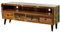 MASSIVMOEBEL24.DE | Sixties TV-Board aus Massivholz #119 | Altholz - Mehrfarbig, lackiert | mit 4 Schubladen + offenes Fach | 180 x 45 x 70 cm | Lowboard