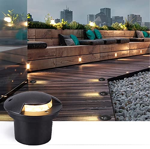 Faretto Incasso Led Da Esterno - Faretti Ad Incasso Giardino, Luci Paesaggistiche Da Esterno Percorsi 5W, Luce Laterale Segnapasso Laterale IP67 Impermeabile, Per Giardini, Vialetti, Terrazzi ( Color