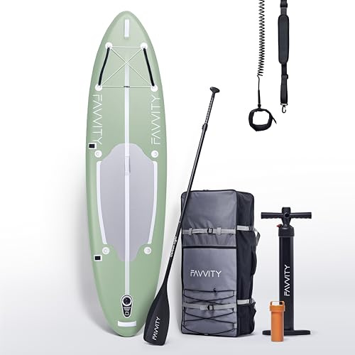 Stand-Up Paddling Board aufblasbar - Stilvoll Sub ultraleichtes SUP-Board | SUP Board Set Halb-Carbon 150kg Allrounder Stand-up Paddle-Board | Standup Paddle Board - FAVVITY