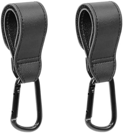 JchEnye Kinderwagenhaken (2er-Pack) für Wickeltasche, Kinderwagenhaken, Taschenhaken, Universal-Kinderwagenaufhänger, Klett-Kinderwagenhaken