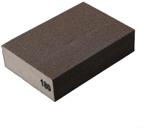 Patins de ponçage en éponge haute densité, grain 60# 320#, excellente résilience, réduction du rinçage, amélioration de l'efficacité (180#)