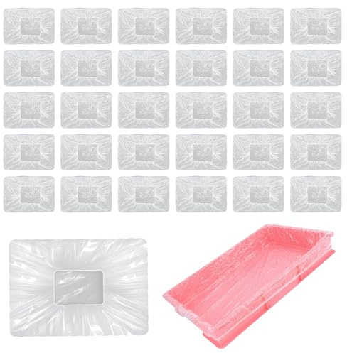 50 PcsPaint Tray Liners, Paint Roller Tray Liners for Wall and Ceiling Paintings, for 9 inch Paint Rollers, Easy to Clean Up & Change Painting Colours