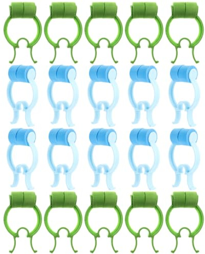Artibetter Lot de 20 Pinces Nasales Portables Bleu et Vert, Clip Anti-saignements de Nez Ergonomique, Accessoires Respiratoires Domestiques pour Sommeil et Sport, Fixateurs Nasaux