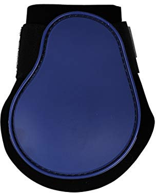 ARBO-INOX Streichkappen Hartschale Neopren Klettverschluss 12 Farben (Shetty, blau)