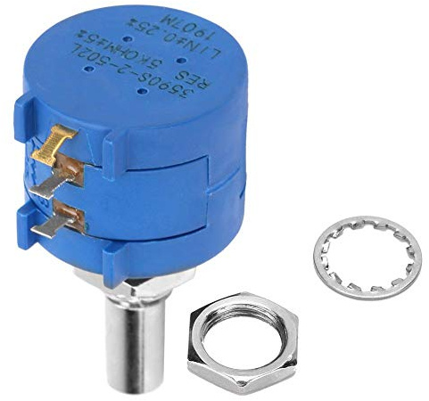 Potenciómetro 5K Ohm Resistencia ajustable Precisión Potenciómetro multivuelta 3590S-2-502L