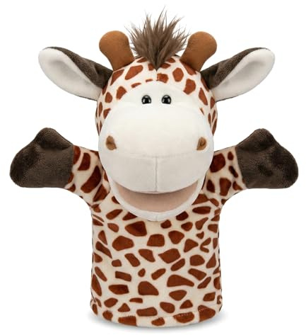 LOMTRATS Marionnettes à Main Mobiles à Bouche Ouverte pour Enfants, Loup, Lion, etc., parfaites pour raconter des Histoires, l'enseignement, l'école Maternelle, Les Cadeaux d'anniversaire