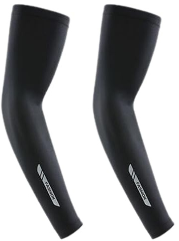 1 Paia Manicotto Braccio Uomo e Donna, Anti-UV Protezione UPF 50+ Manico Braccio Seta Ghiacciato Protezione Solare Elastico Traspirante Per Pollice Antiscivolo Cooling Polsino Gaming, ,