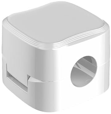 HKaizen 10 PCS Clips Magnéticos Adhesivos para Cables | Sujeta Cables de Mesa y Escritorio | Organizador Silicona | Soporte para Ordenar Cables | Cable Holder Blanco