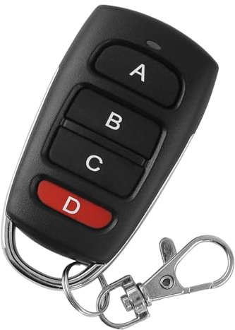 Telecomando universale per porta del garage, 433 MHz, telecomando per porta del garage, trasmettitore portatile compatibile con Marantec, apriporta del garage universale per porte del garage