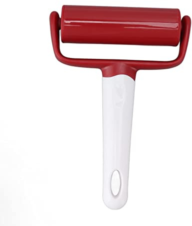 Rodillo Pequeño Antideslizante con Mango Colgable, Tipo T para Pizza y Masas, Material Plástico ABS y PP, Uso en Panadería y Repostería, Diseño Ergonómico para Amasar