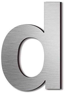 nanlyiau house numbers door numbers stainless steel number adhesive 4ind | height 10.2cm door mailbox Street outside made of solid Stainless Steel SUS304 Corrosion resistance