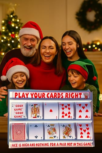 Specialist FAMILY CHRISTMAS PLAY YOUR CARDS RIGHT GAME - FUN PARTY - QUIZ GAME IDEA