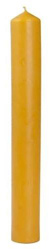 BeesWax World Bivaxljus – handgjorda långa ljus av 100% naturligt bivax – rökfritt och rent brinnande med bomullsveke – 4 storlekar – presentidé och dekoration – tillverkade i EU (Rak 37 cm)