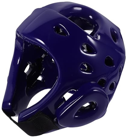 Cabilock Lightweight Boys and Boxing Headgear Protective Taekwondo Helmet EVA Shock-absorbent Open Face Visibility Blue
