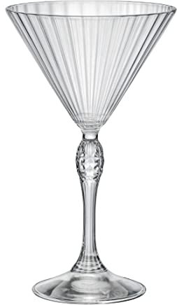 Bormioli 93148 Rocco America'20 - Juego de 6 copas Martini, cristal, 25 cl