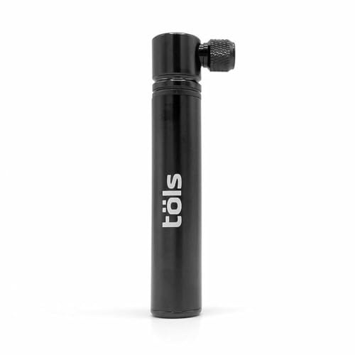 TÖLS Mini Bomba Bicicleta Aina - Mini Bomba de Aire Bicicleta 115 PSI, 8 Bar - inflador Bicicletas con Soporte Incluido - hinchador Bicicleta Super Ligero - Mancha para Bicicleta - Bike Pump
