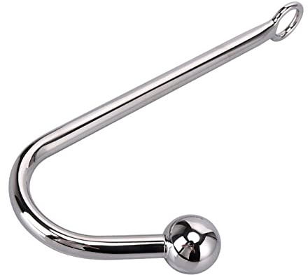 Crochet Anal en Acier Inoxydable Jouets Anaux Perles Anales BDSM Buttplug Crochet Jouets SexuelsBoule Anale Jeux Sexuels Jouet Fetish Unisexe pour Couple Amoureux