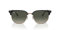 Ray-Ban Damen Rb4416 New Clubmaster Sonnenbrille, Dunkelgrau auf Roségold/Grau-Farbverlauf