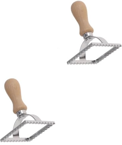 TOPBATHY 2st Ausstechform Knödel Schimmel Knödelverpackungsform Cakesicles Schimmel Nudelpresse Dumpling-maker-tool Kuchenschablonen Knödelhautschneider Keks Geprägt Knödel Haut Hölzern